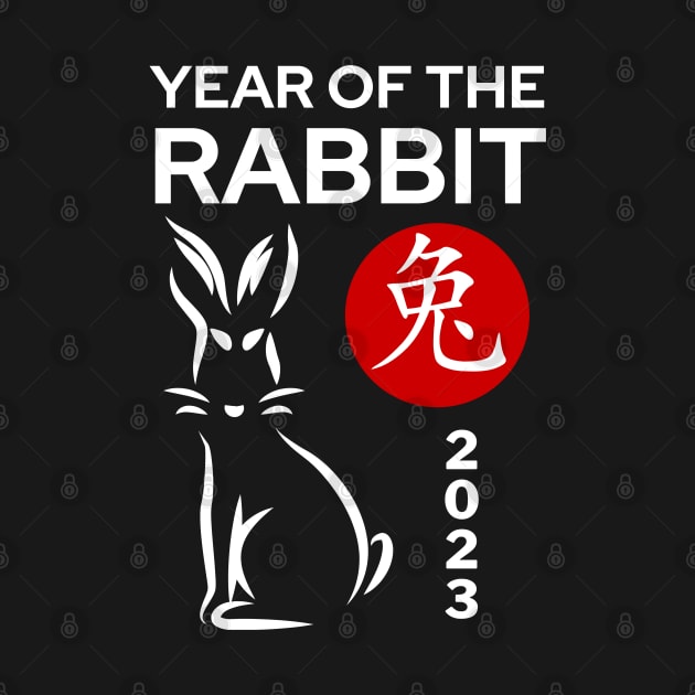 Year of the Rabbit 2023 - Chinese New Year Zodiac by MtWoodson