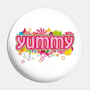 Simply delicious candy-colored sugar-sweet typography Pin