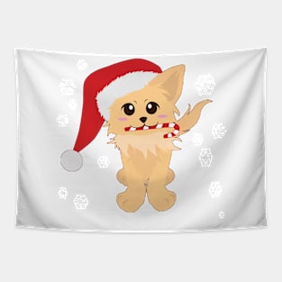 Christmas Puppy Tapestry