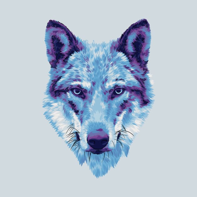 Winter Wolf Stare by polliadesign