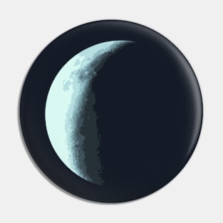 Abstract Moon Pin