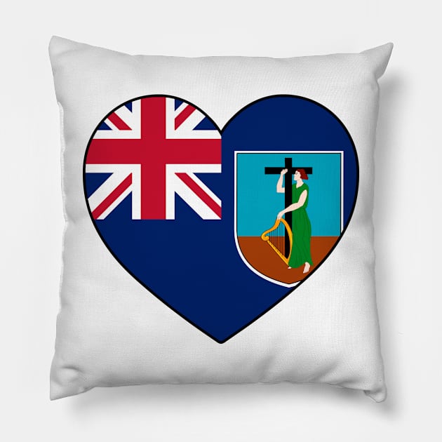 Heart - Montserrat Pillow by Tridaak