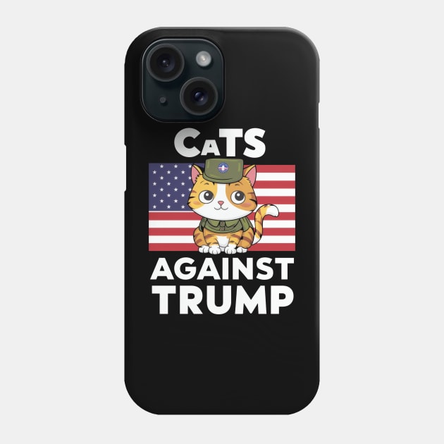 Cats against Trump Phone Case by SimpliPrinter