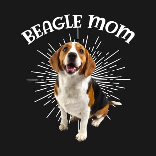 Womens beagle mom shirts for women mothers day gift T-Shirt