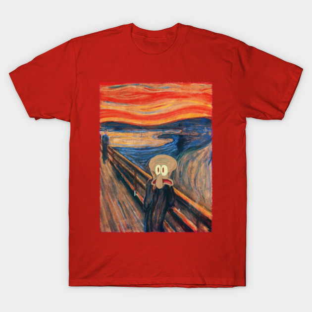 Squidward The Scream Squidward T Shirt Teepublic