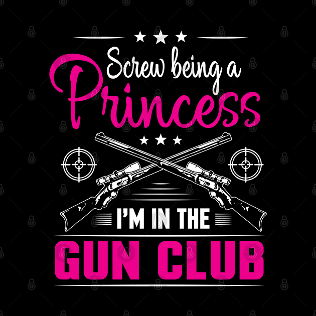 Gun Club Shooting Range Shooter Girls Women Gift by Krautshirts