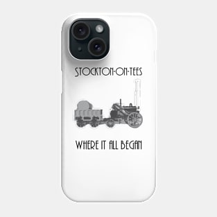 stephensons rocket stockton on tees Phone Case