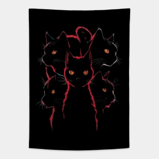 Black Kitties Tapestry