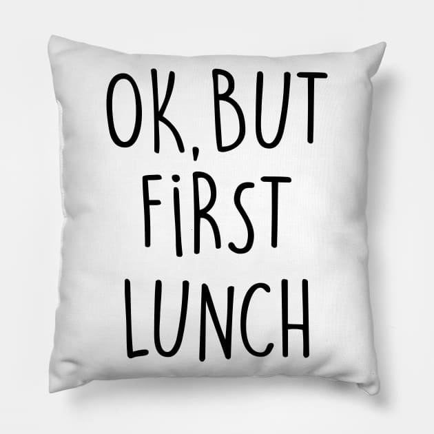 LUNCH Pillow by eyesblau