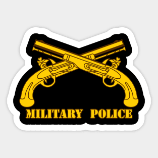 military police crossed pistols clipart