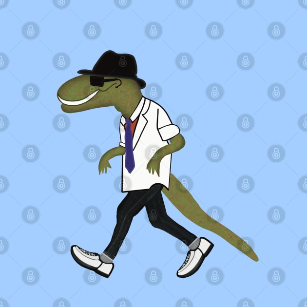 Crocodile wearing a Fedora by FlippinTurtles