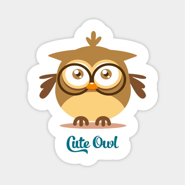 cute owl lover Magnet by This is store