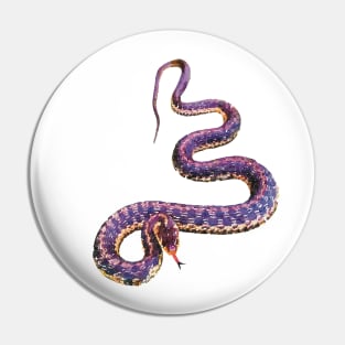 Purple Snake Pin