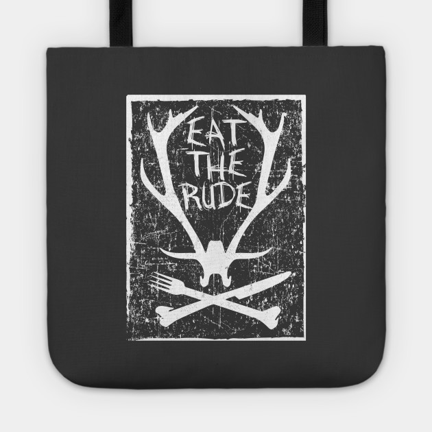 Eat The Rude - Hannibal (White)
