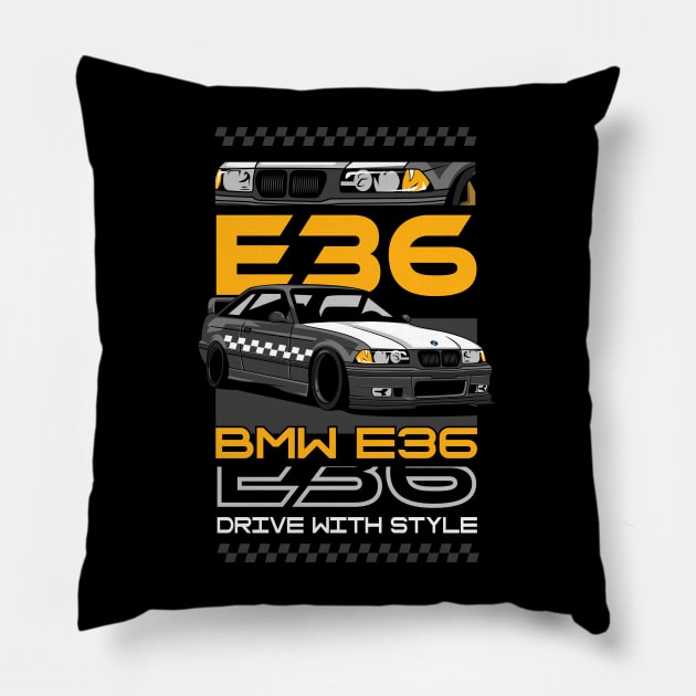 Legendary BMW Pillow by Harrisaputra