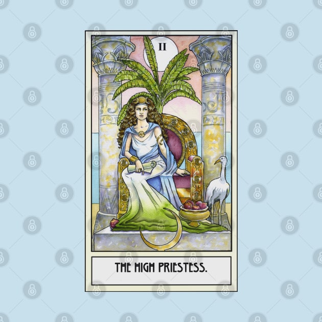 The High Priestess - Card by WinonaCookie