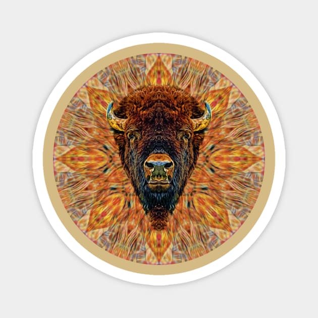 Bison Magnet by Guardi