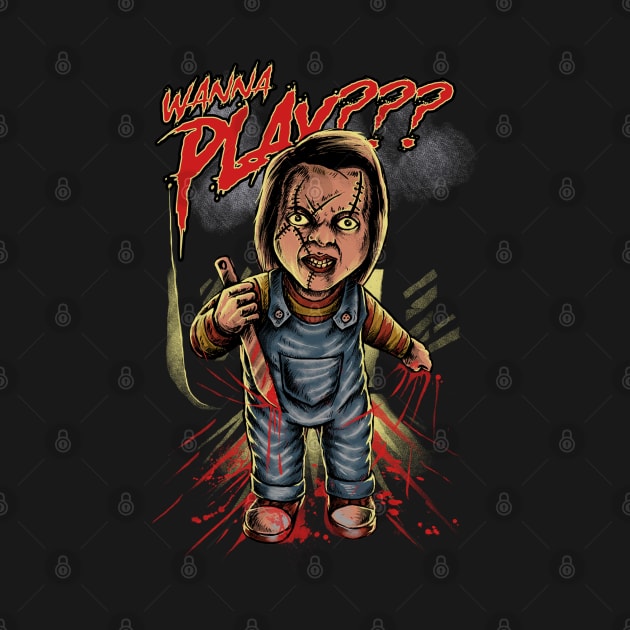 Wanna Play by Dark Planet Tees