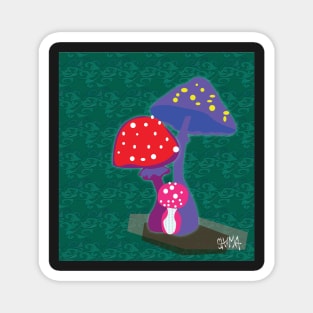 Amanita muscaria fly agaric Magnet