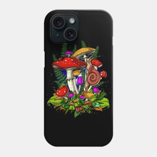 Magic Mushrooms Fungi Phone Case