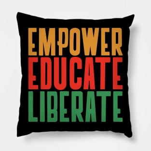 Black History Black America Black Pride Black Activism Pillow