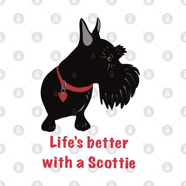 Life’s Better With A Scottie by Janpaints