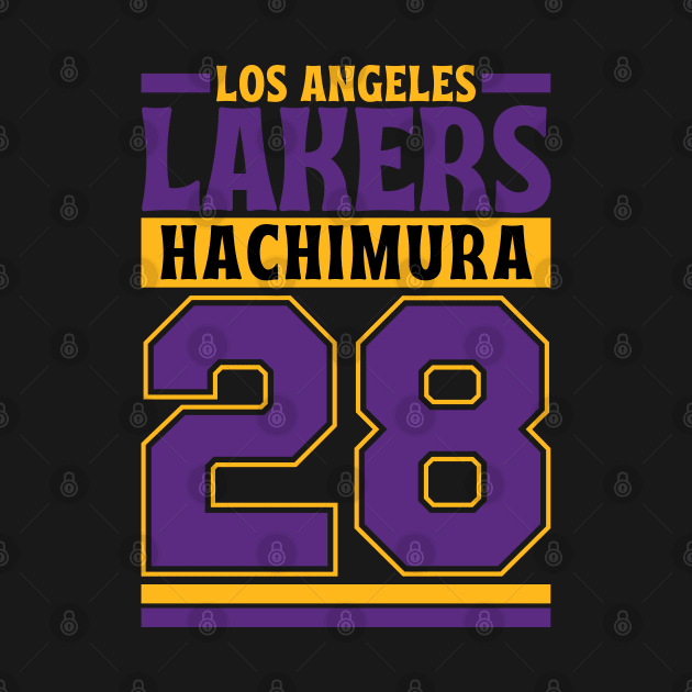 Los Angeles Lakers Hachimura 28 Limited Edition by Astronaut.co