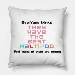 Maltipoo Quotes Pillow