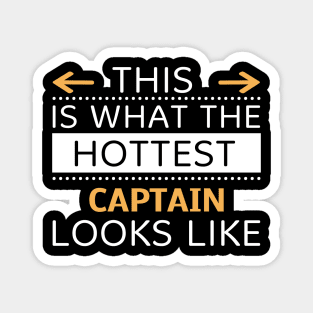 Captain Looks Like Creative Job Typography Design Magnet