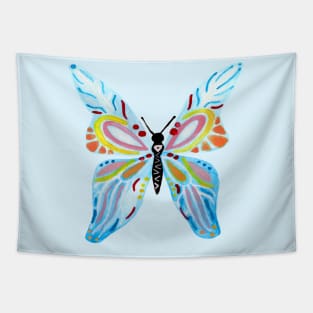 Blue Butterfly Tapestry