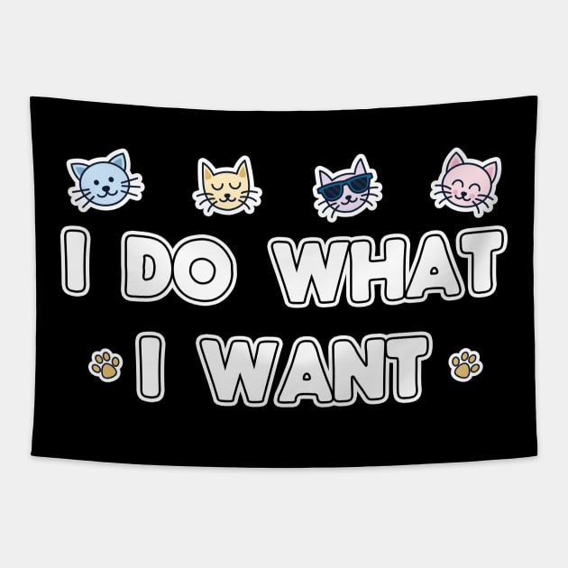 I Do What I Want Tapestry by threefngrs