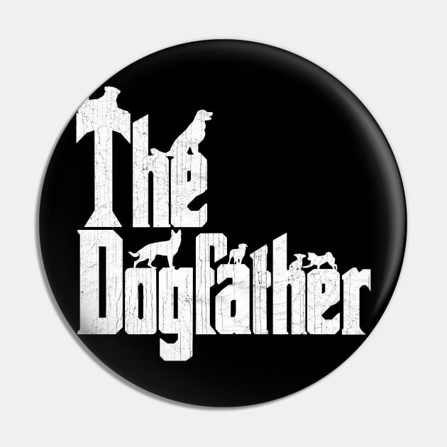 The Dogfather Pin by LMW Art