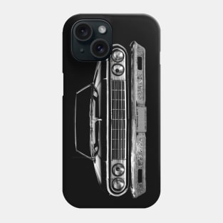 1964 Chevy Chevelle - black Phone Case