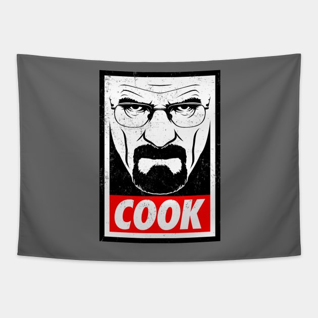 Walter White Cook Tapestry by karbondream