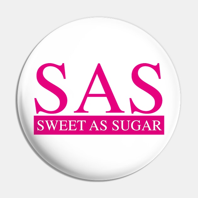 Sweet as Sugar - Pink Pin by Art-Frankenberg