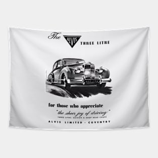 1952 ALVIS THREE LITRE - advert Tapestry