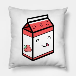 Strawberry Japanese Milk Box Pillow