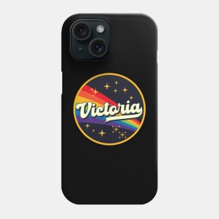 Victoria // Rainbow In Space Vintage Style Phone Case