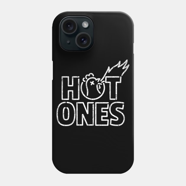 Hot Ones White Phone Case by Super Cell Art