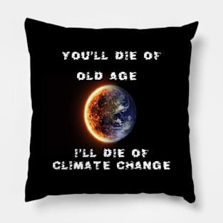 Climate change Pillow