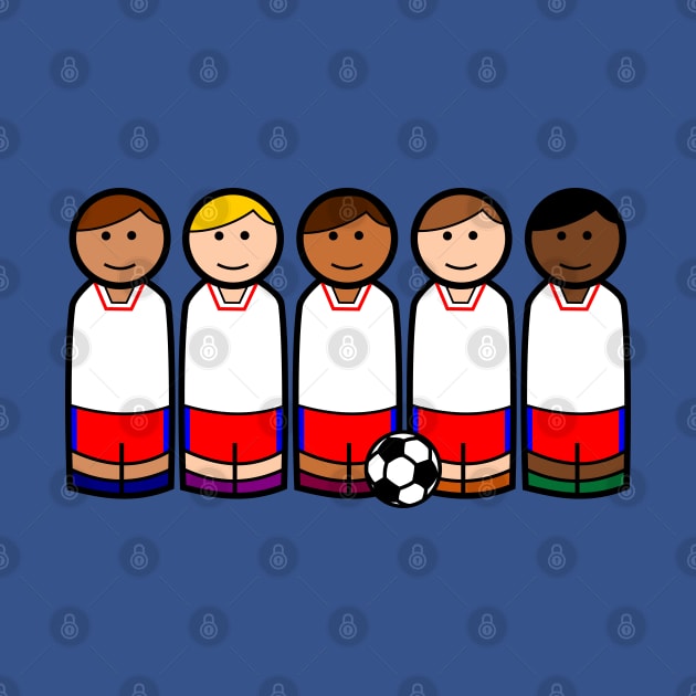 Soccer Peg Dolls by pegdolltees