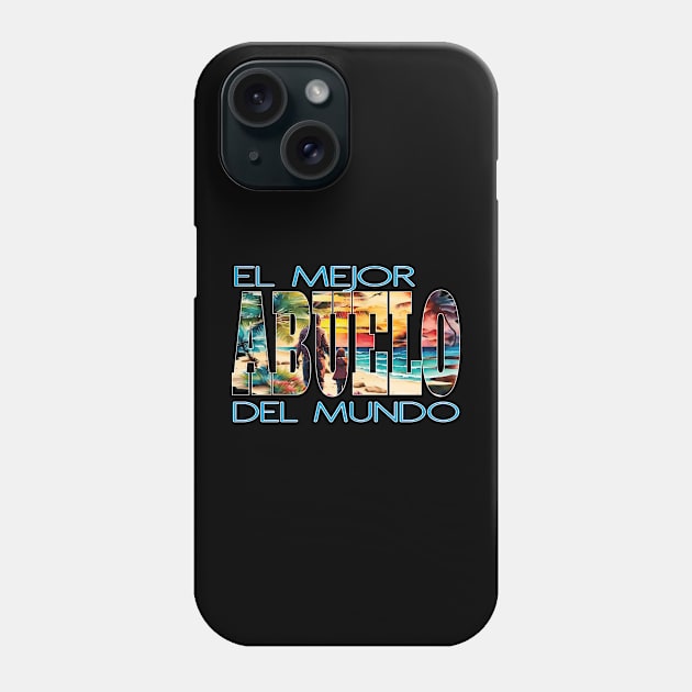 El Mejor Abuelo Del Mundo Padre Hijos Hispanic Latino Father Phone Case by Envision Styles