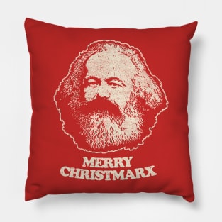 Not Santa Claus - Karl Marx Shirt Communist Marxist T Shirts Pillow