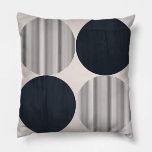 Mid-century modern geometrical composition Pillow