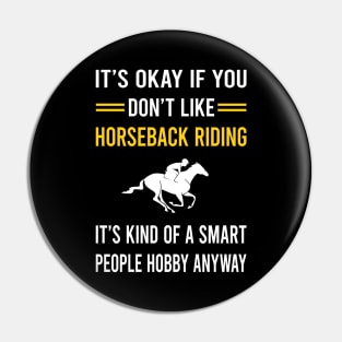 Smart People Hobby Horseback Riding Horse Riding Pin