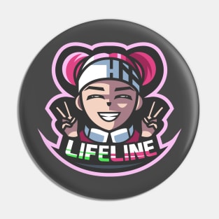 Apex Legends Lifeline Mascot Esports logo Pin