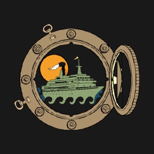 Vintage, Retro Cruise Ship T-Shirt