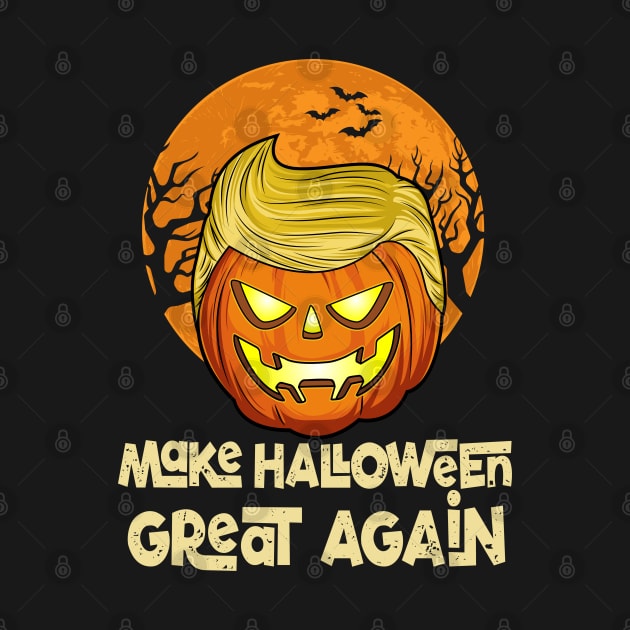 Funny Trumpkin Make Halloween Great Again Gift by HCMGift