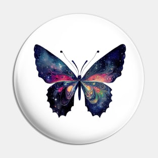 Galaxy butterfly colorful space butterfly Pin