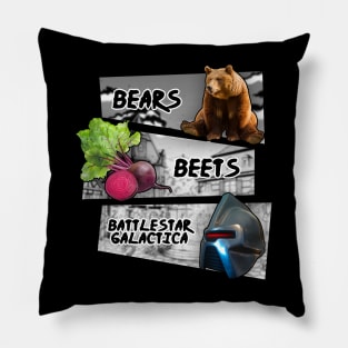 BEARS BEETS BATTLESTAR Pillow